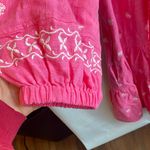 A loves A  Pink Embroidered Casual Dress Photo 6
