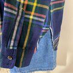 Old Navy  Blue and Green Plaid Shirt Photo 3