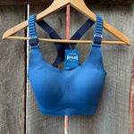 Brooks NEW Women's  Run Bra Dare Racerback 2.0 - Blue Photo 1