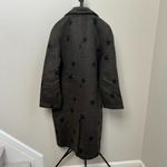 Anthropologie NWOT Wool Blend Green Star Double Face Trench Coat Olive Size M Photo 5