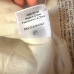 STAUD Tweed Cropped Jacket Cream Textured Cotton Blend Size Large Photo 7