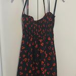 SheIn Black and Red Heart Mini Dress Photo 1