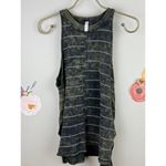 Free People FP Movement Green and Lavender Making Waves Tank - Size - XS Photo 4