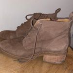 Brown Lace Up Booties Size 7 Photo 0