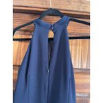 Julia Jordan  Twist halter style wide leg jumpsuit Navy size 6 Photo 4