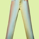 ZARA  PRINTED Mid-rise STRAIGHT LEG JEANS OMBRÉ SIZE 4 NEW Photo 6
