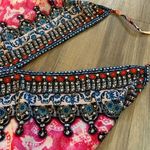 Dia Collections High Low Gem Top Deep V Tie Neck Dress Pink Size undefined Photo 5