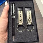 Lexus of North Miami Leather Keychain and Pen Set New Photo 0