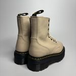 Dr. Martens Jadon III Leather Platform Combat Boots in Vintage Taupe Pisa Photo 2