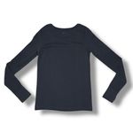 Athleta  Navy Long Sleeve Striped Workout Top‎ Photo 6