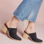 Jeffrey Campbell  Favela Mules Dark Gray Suede Size 6.5 Photo 1