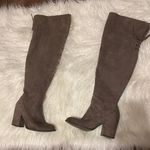 Taupe Thigh Highs Boots Photo 3