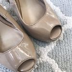 Chinese Laundry Nude Patent Leather Beige High Heels Photo 4