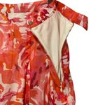 Coldwater Creek  Women A Line Skirt PXL Pink Orange Whimsical Floral Silk‎ Blend Photo 10