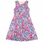 Charter Club Charter Blue Pink White Floral Club Casual dress Photo 0