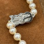 Authentic Mikimoto Pearl Choker Necklace 13” – Sterling Silver Clasp – Japan Photo 10