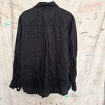 Frank & Eileen Grayson the Hero 100% Linen Button Down Shirt in Black Photo 2