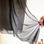 B Darlin Black Gray Sparkly Tank Top Mini Dress Photo 6