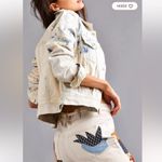 Free People Rumors Denim Jacket – Jones Tie Dye | Size Small Photo 1