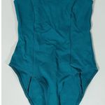 Green Teal Turquoise Solid Tank Top Bodysuit Onesie Shirt Blouse Cami Camisole Size S ✨ Blue Photo 1