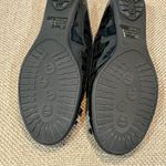 Etienne Aigner  Black Patent Leather Look Perforated Logo Ballet Flats-7.5 Photo 3