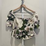 Maje  Loflower Puff Sleeve Top Size 2/M Photo 7