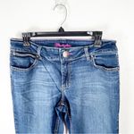 Wrangler Blue Denim Mid Rise Five Pockets Distressed Bootcut Jeans Size 10 Photo 7