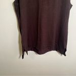 JM Collection Sleeveless Sweater Chocolate Brown PL Photo 8