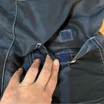 Y2K Buggirl Dark Blue Wide leg raver pants S navy blue drawstring S vintage Photo 8