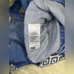 Paige  Vermont Denim Jacket Mosaic Tile Western Aztec sz small Photo 3