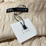 ZARA NWT  BUSTIER CROP TOP BLOGGERS FAV RUCHED BEIGE XL Photo 9