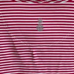 Tommy Bahama  Islandzone Aubrey Pink‎ Stripe Pullover Half Zip Women's M EUC Photo 9