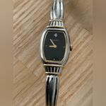 Seiko Diamond Vintage Ladies Watch Black Dial Diamond Marker Stainless Bracelet Photo 3