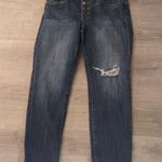 Kut From The Kloth womens Reese High-rise Fab Ab-expo Button-step Hem size 6 Photo 1