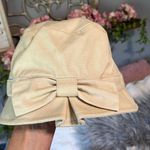 Talbots  Beige Bucket Hat with Bow Photo 1