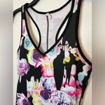 FILA  Floral Print V-Neck Athletic Racerback Tank Size XS Photo 2