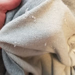 Calvin Klein GRAY TIE DYE WATERCOLOR FRONT LOGO SIDE SPLIT HEM LOUNGE SWEATSHIRT Photo 12