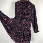 Rebecca Taylor La Vie  Long Sleeve Madeline Mini Dress Large Paisley Boho Photo 11