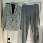 DKNY Filthy, rich‎ wardrobe, Kim Cutrell  Womens Bonded Lace suit Sz 8 Photo 4