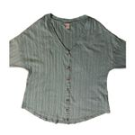 Natural Reflections Cardigan Womens XL Used Green Textured Photo 5