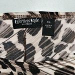 Effortless Style by Citiknits NWOT Size XL Neutral Color Animal Print Tank Dress Photo 4