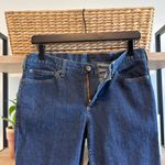 Carhartt  Mid-Rise Relaxed Slim Leg Fit Women's Dark Wash Jeans, 6 Photo 5