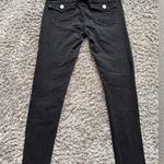 True Religion Black skinny jeans with silver studs Size 28 Photo 5