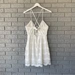 For Love & Lemons  Mimi Mini Dress White Ruffle Size Medium Photo 8