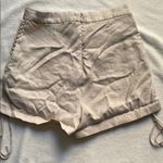 H&M Women's Tan Lace-Up Shorts Photo 4