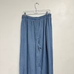 by Anthropologie Blue Denim Side Button High Waist Harem Pant Sz S Photo 6