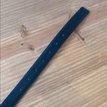 Kate Spade Black and Gold Stitched Edged Leather Belt with Classic Design Size L Photo 4