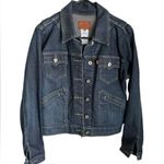 Levi's Levi’s Y2K Made in Brazil Dark Wash Button Up Denim Jean Jacket Size Medium Photo 0