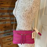 Jessica Simpson Patsy Clutch Crossbody Bag in Pink with Gold Studs, New with Tag Photo 5