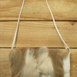 Real Fur Purse Deerskin Crossbody Shoulder Bag White Photo 0